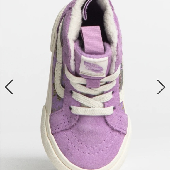 Sk8-Hi MTE-1  Vans Purple Floral High-Top Sneakers - Picture 5 of 12